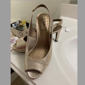 Gold sandals